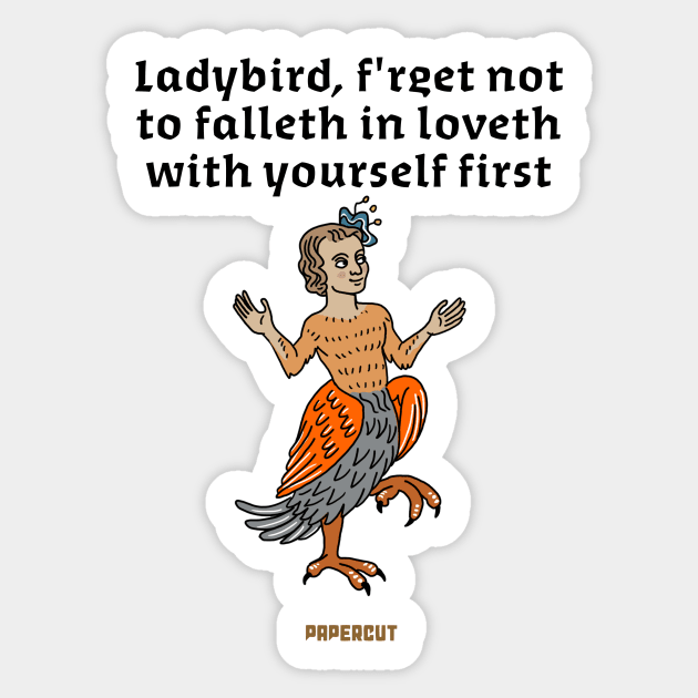 LADYBIRD Sticker by EstudiosPapercut